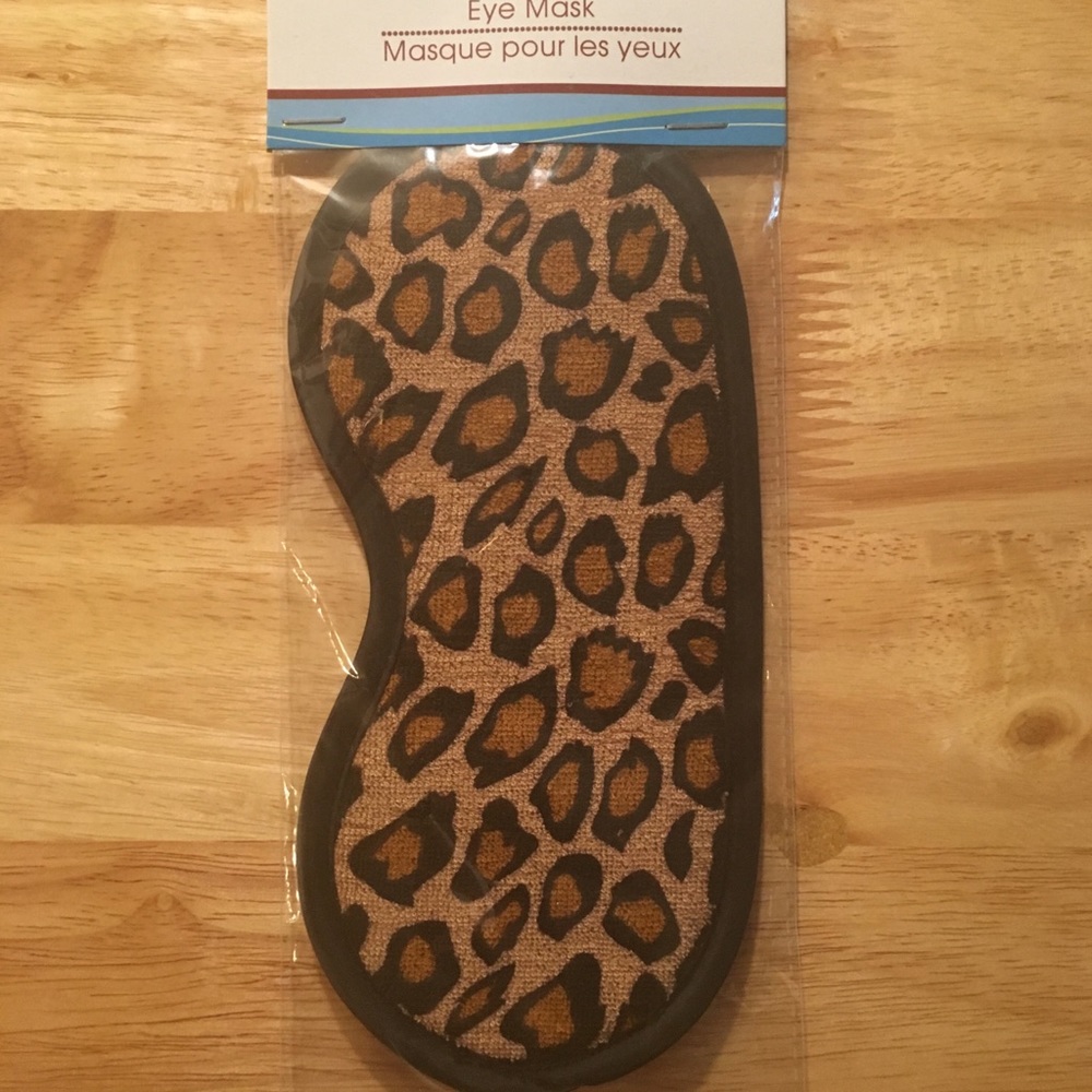 Leopard Print Eye Mask